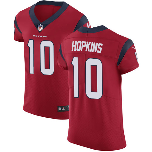 Nike Texans #10 DeAndre Hopkins Red Alternate Men's Stitched NFL Vapor Untouchable Elite Jersey